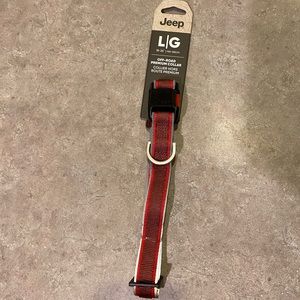Dog collar. Jeep off-road premium